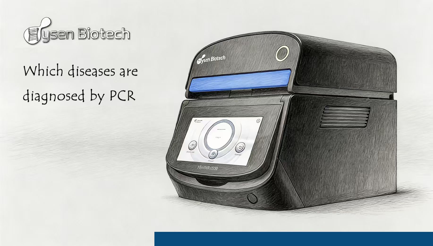 Which diseases are diagnosed by PCR?