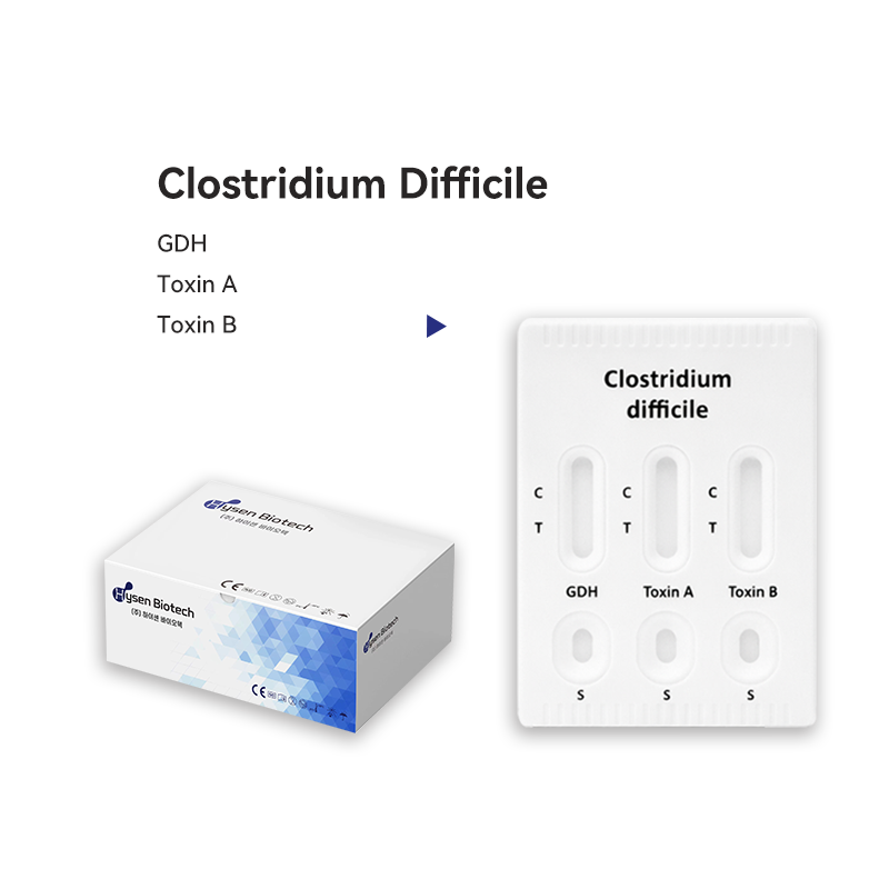 HICD-C632 Clostridium Difficile GDH+Toxin A+B Rapid Test Cassette